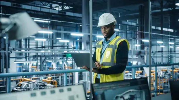 A supply chain professional in the using automation
