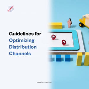 A logistics professional working on improving distribution channels