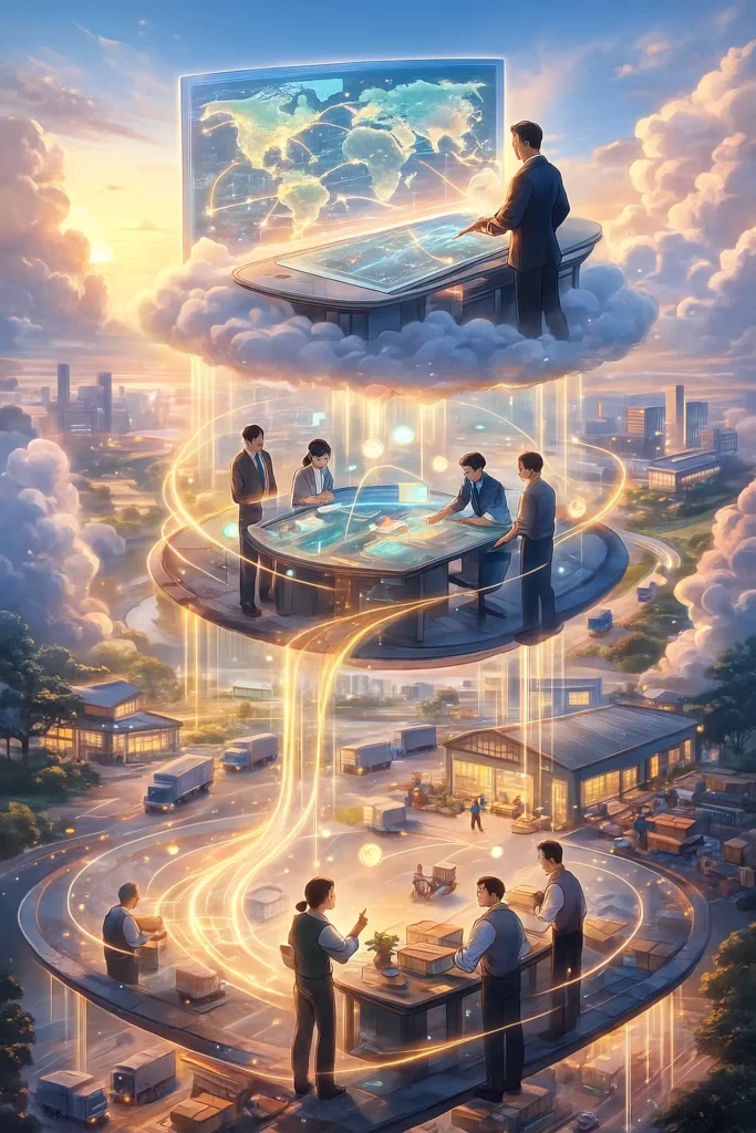 three levels of supply chain