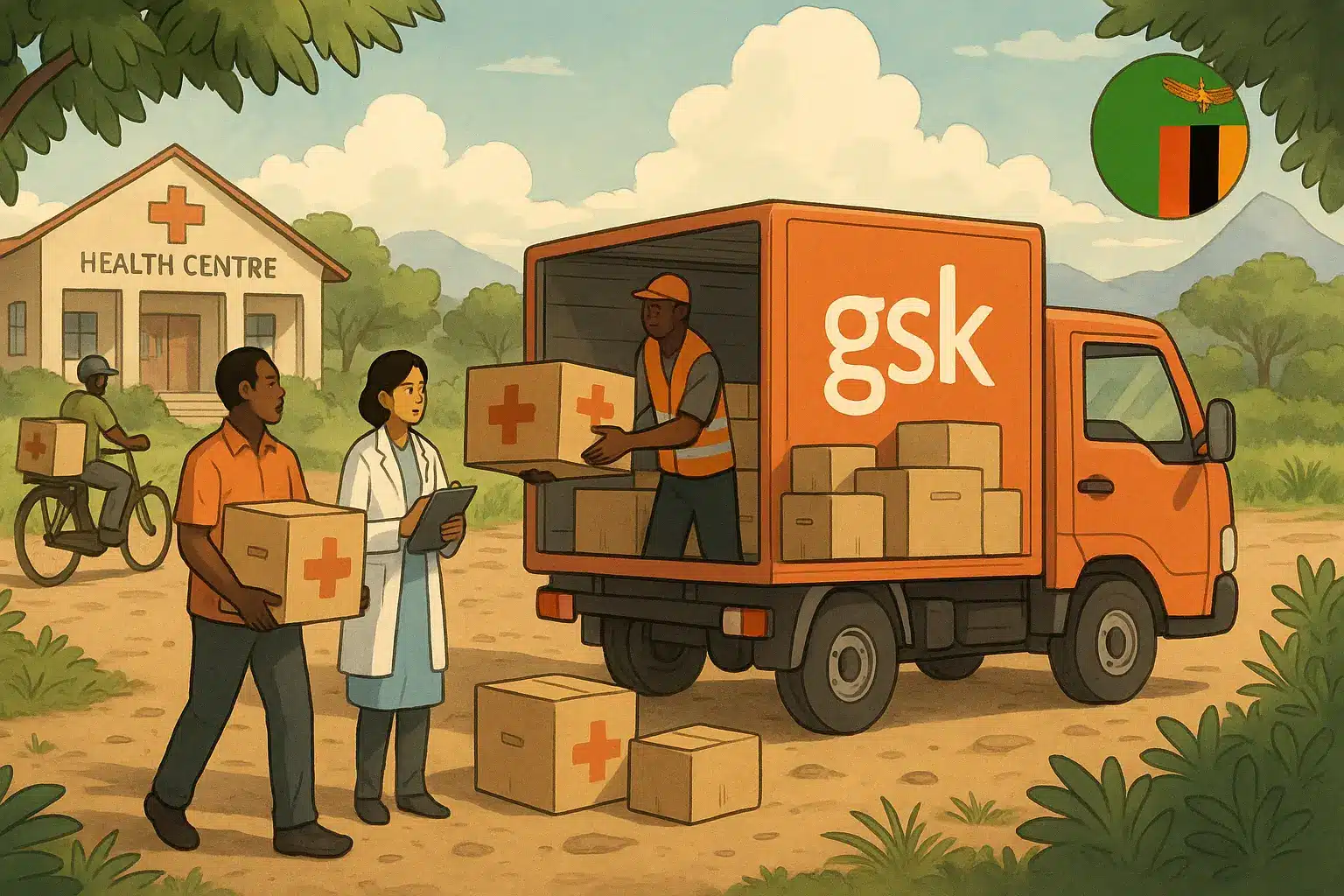 GlaxoSmithKline's Supply Chain in Action in Zambia