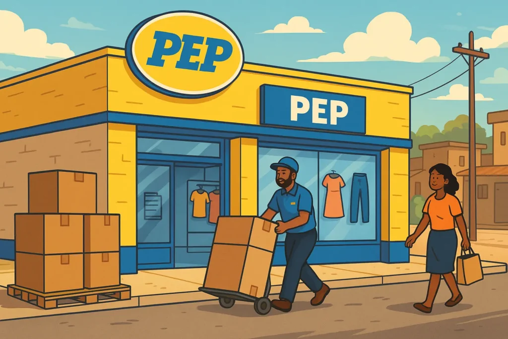 Pep Stores' supply chain depiction