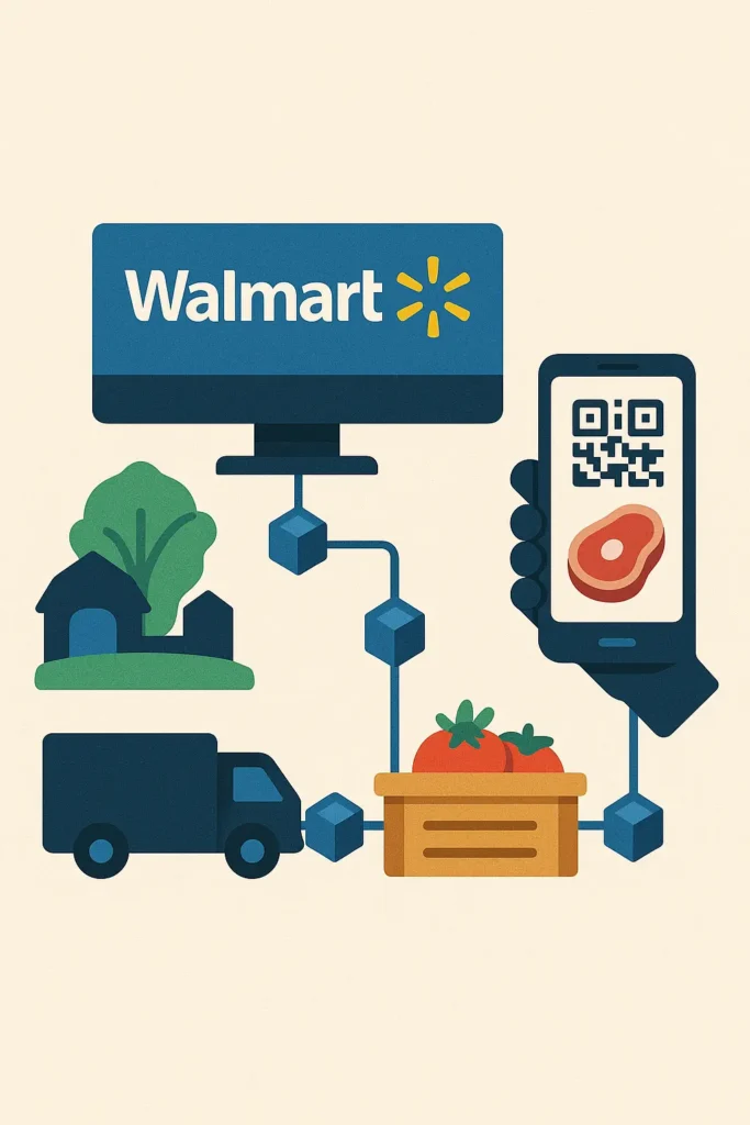 Walmart's food supply chain process