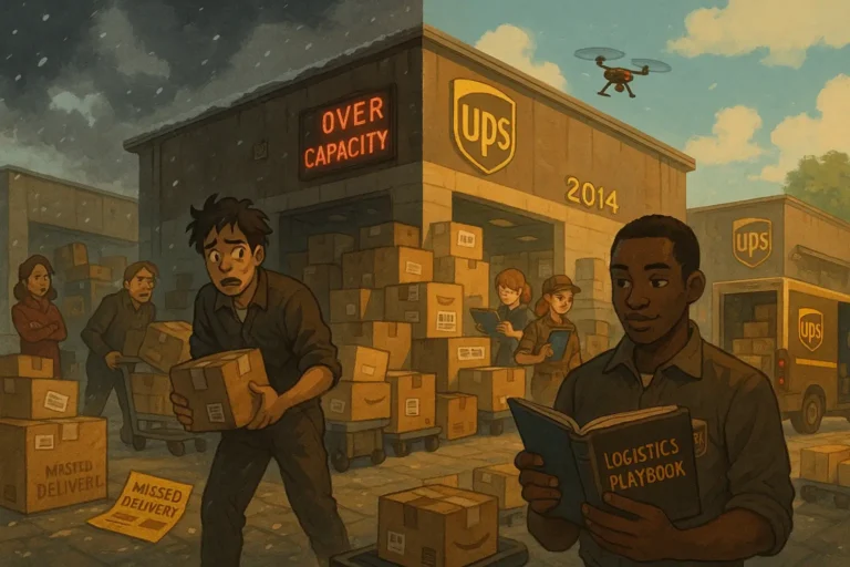 UPS logistics failure in 2013
