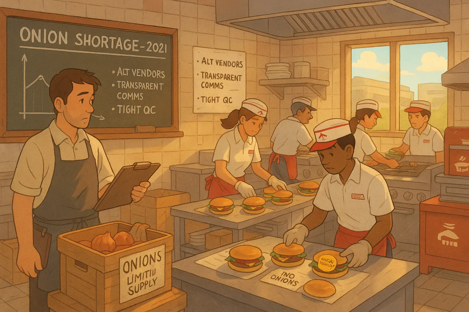 In-N-Out onion shortage
