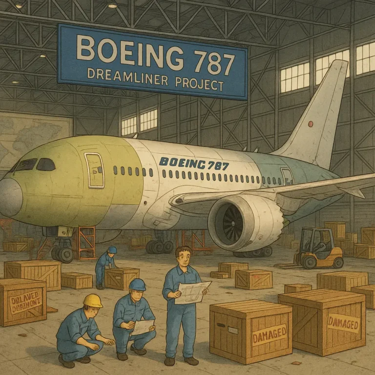 Boeing 787's outsourcing woes