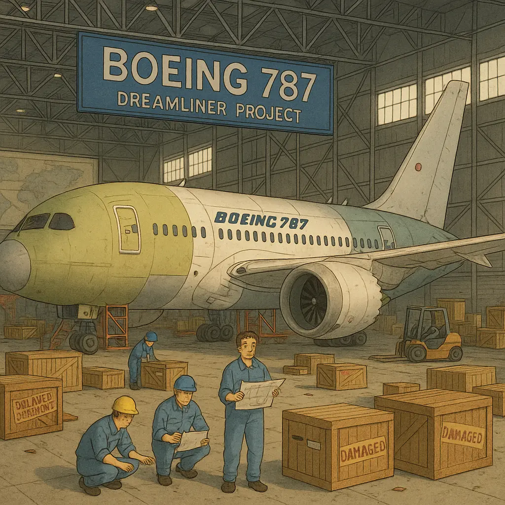Boeing 787's outsourcing woes