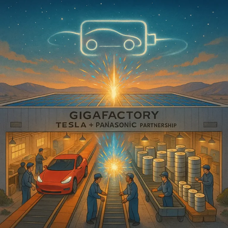 Tesla and Panasonic's partnership