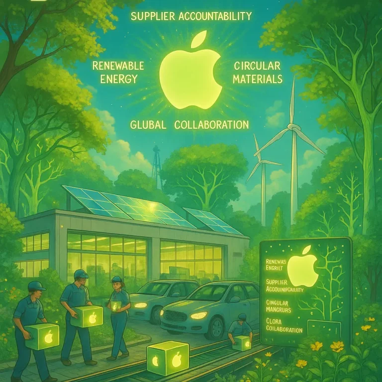 Apple’s Carbon-Neutral Supply Chain Commitment