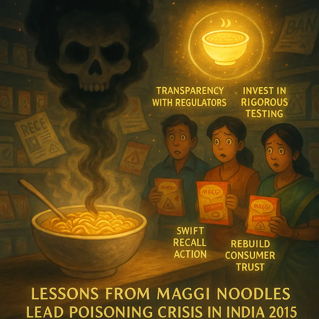 Maggi Noodles Lead Poisoning Crisis in India 2015