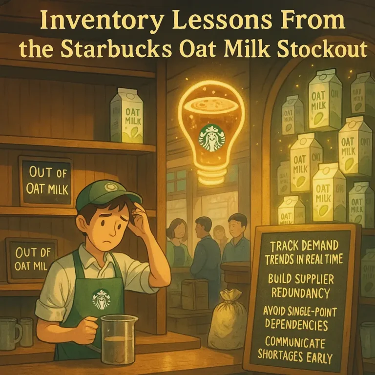 Starbucks' Oat Milk Stockout