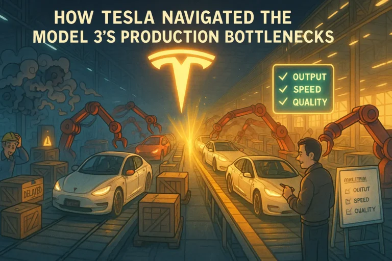 Tesla Model 3s Production Bottleneck