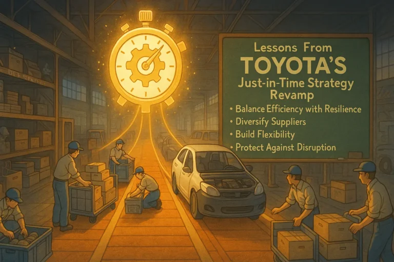 Toyota's Just-In-Time Revamp