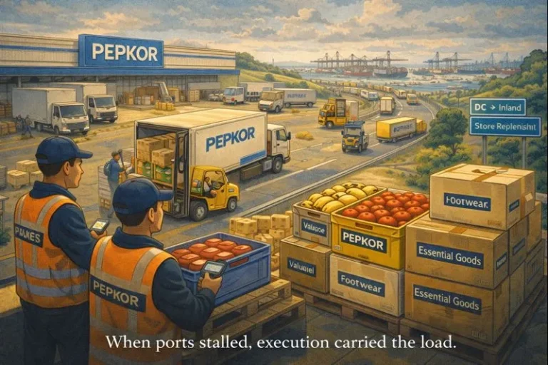 Pepkor's supply chain